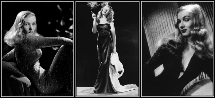 Femme Fatales - Veronica Lake and Rita Hayworth by Eva Halloween