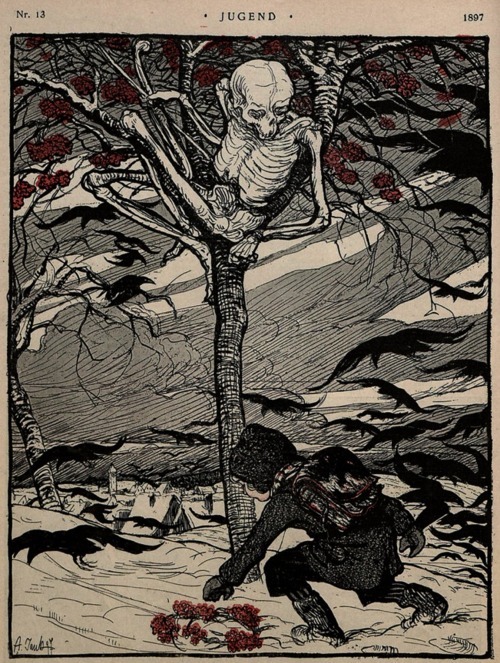 Angelo Jank - “Der tod im baum” from Jugend Magazine via Morthouse
