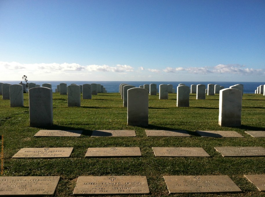 Ft. Rosecrans view to the sea photographed by theyearofhalloween.com