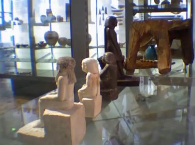 NEBSENU STATUE Egyptian Artifact Turns on its own