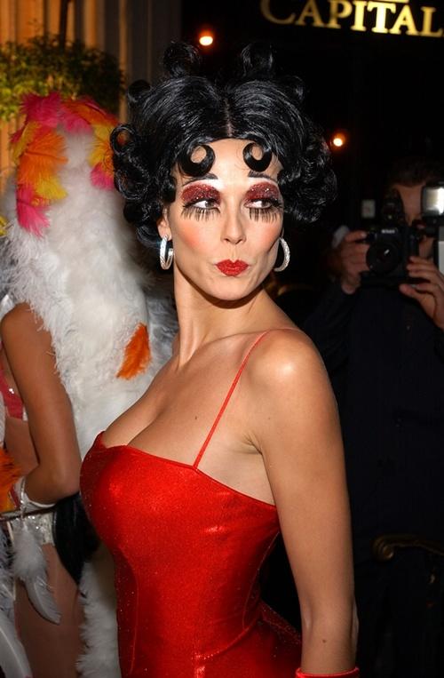 2002 Heidi Klum Halloween Betty Boop Costume