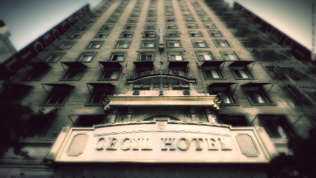 Cecil Hotel Exterior by Robin Beck AFP Getty Images