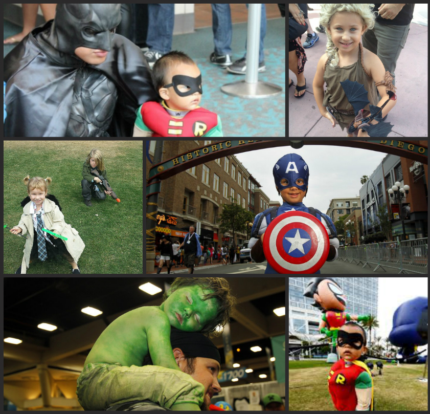 Kids in Cosplay at SD Comic Con 2013