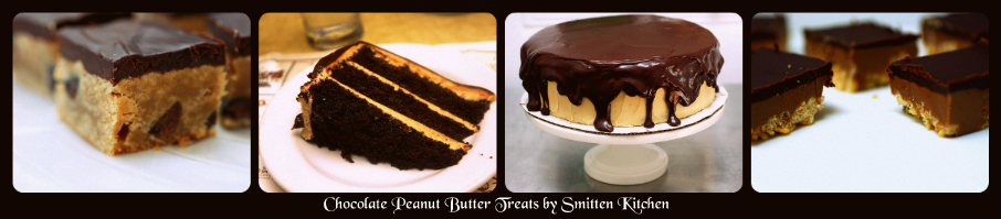 Chocolate Peanut Butter Treats by Smitten Kitchen