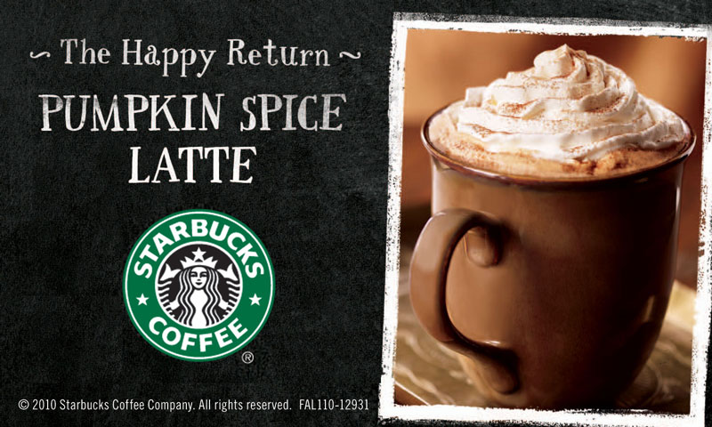 Starbucks Pumpkin Latte