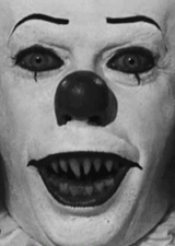 Scary Pennywise IT Halloween Horror Clown GIF