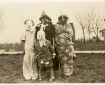 Turn of the century early 1900's Vintage halloween photo creepy