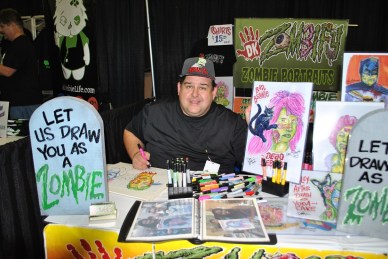 Zombie Portraits DKZombfy Vendor Walker Stalker Con