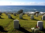 Ft. Rosecrans National Cemetery Graveyard Military Photograph Eva Halloween Pacific Ocean
