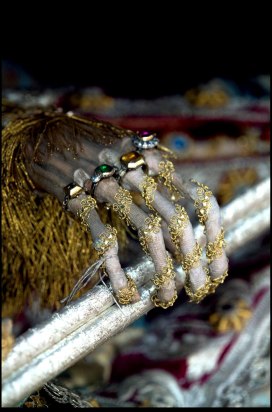 Detail of Jeweled Martyr from Heavenly Bodies by Dr. Paul Koudounaris