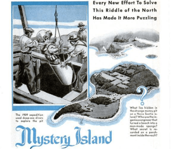 Oak Island featured in 1930's Popular Science