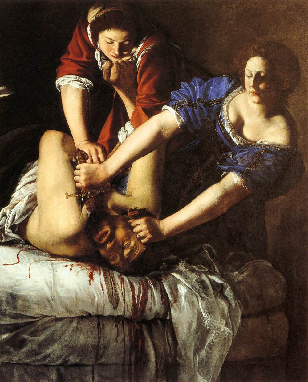 Artemisia Gentileschi, Judith Beheading Holofernes, painted 1611-1612