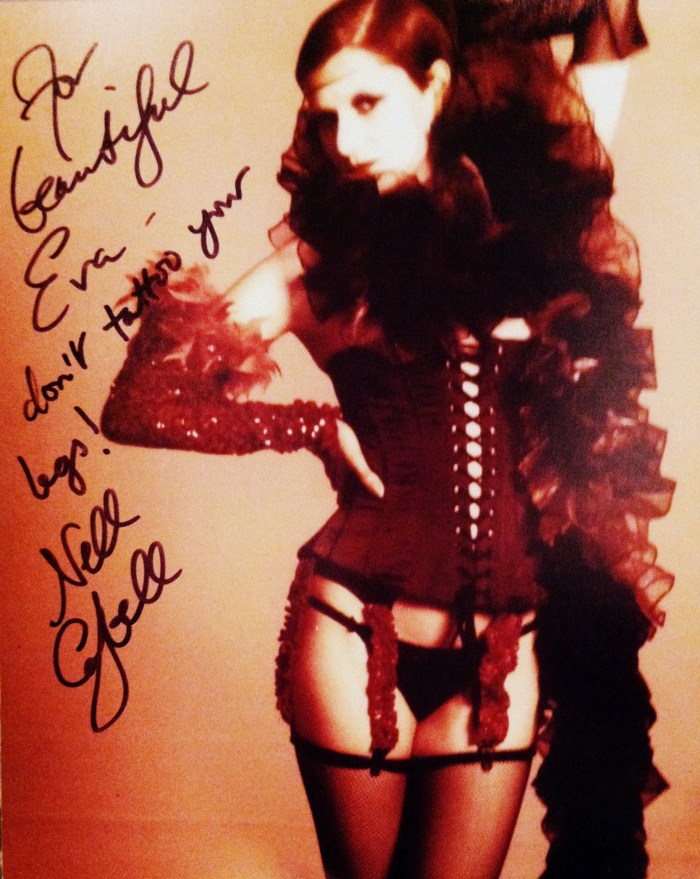 Little Nell Signed Photo - Mad Monster Party 2014