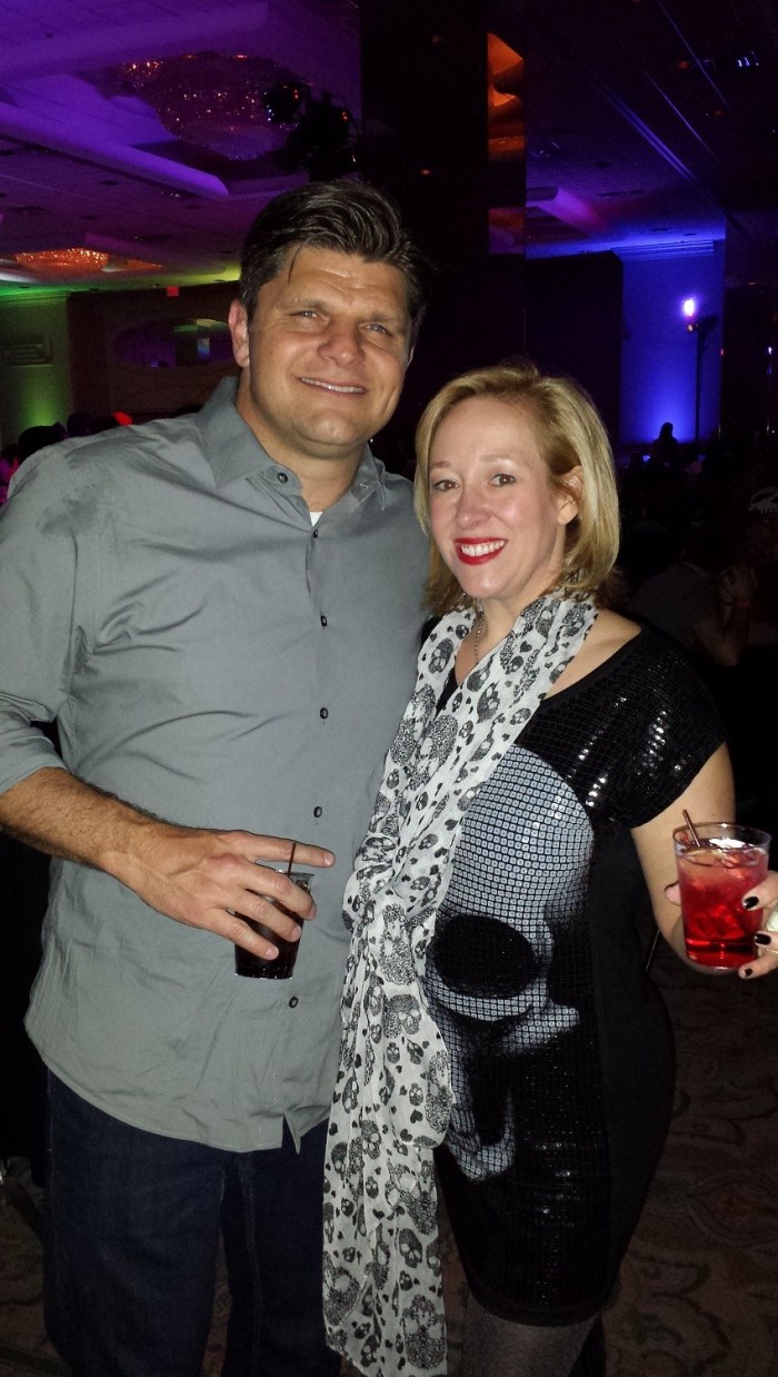 me and my "Boss" Eric after a long day at the office