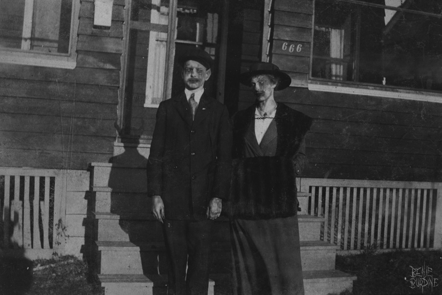 Demonic 11 by Benje Burdine, Mother and Son heading off to Church, 2014