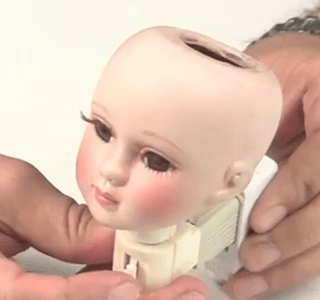 Doll Head Nightlight by Mark Montano