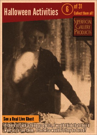 Halloween Activities Card 6 See a Ghost