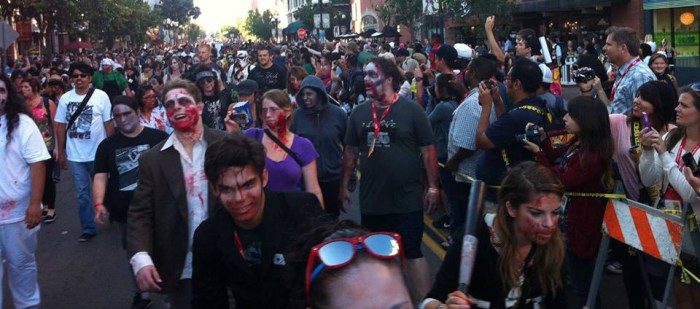 SDCC Comic Con Annual Zombie Walk via SD ZombieWalk FB Page