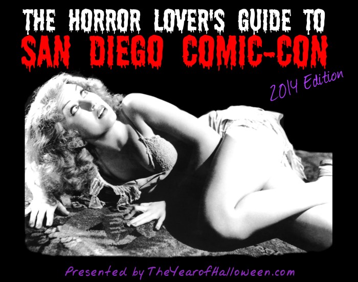 The TYoH Horror Lover's Guide to SDCC
