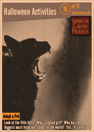 Halloween Activities Card 16 Adopt a Pet