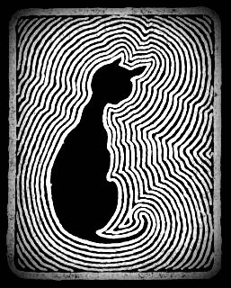 Animal-Cat-White-Cat-Woodcut 1909