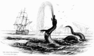 The 'Great Sea Serpent' according to Hans Egede. (1734 illustration)