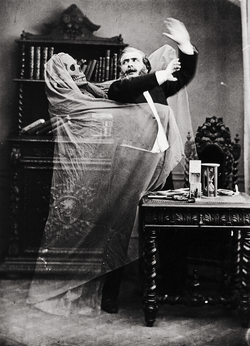 Eugene Thiebault-“ Henri Robin and a Specter” 1863