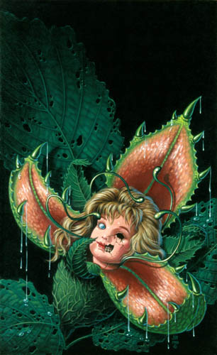 Garden of Evil original art by Jill Bauman