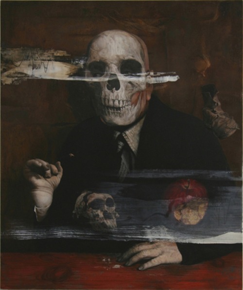 Masaki Yada, Lost Image in Memories Op.1, 2009, Acrylic and Oil on Board