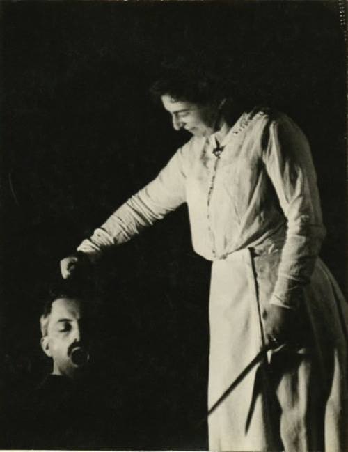 István Kerny and his wife - Judith and Holofernes, 1912