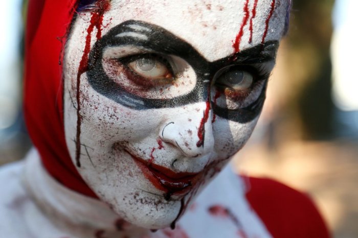 Aja Doll as zombie Harley Quinn SDCC 2016 photographed by Misael Virgen for SDUT