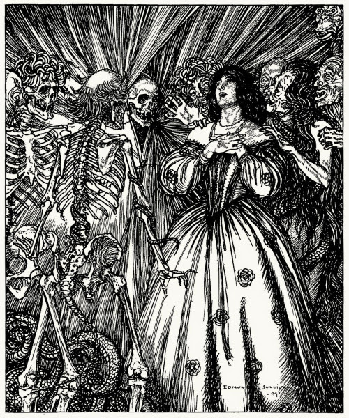 The palace of art, Edmund J. Sullivan, from A dream of fair women, and other poems, by Alfred Lord Tennyson, London, 1900..jpg