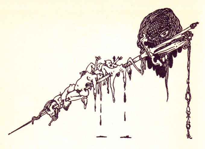 Harry Clarke illustration for Faust 1925